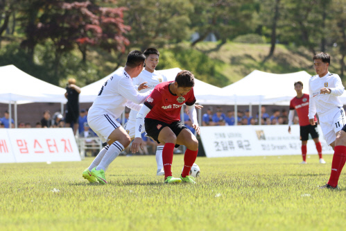 [군대스리가] 계룡대FC의 압박수비에 맥을 못추는 설기현