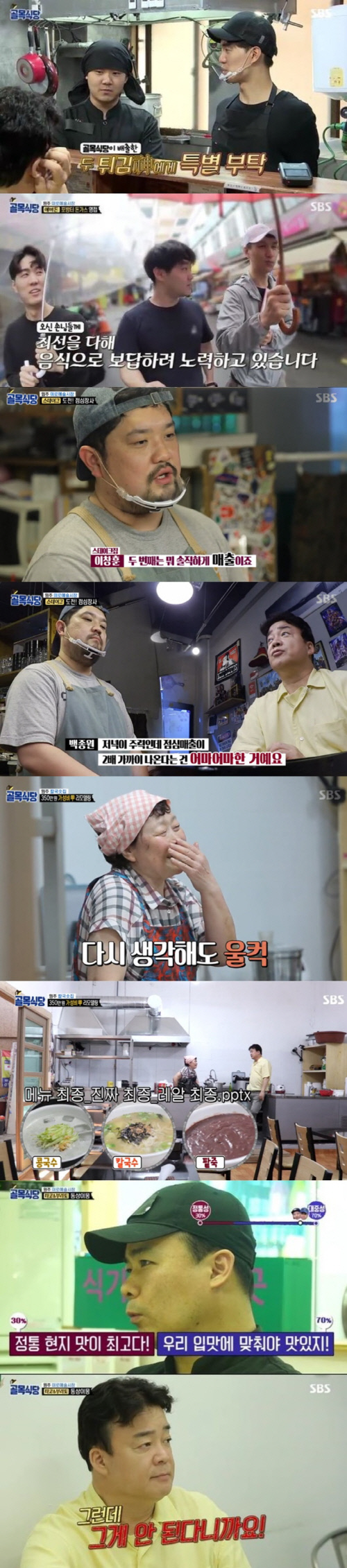 '골목식당' 백종원의 현실 장사토크…최고 시청률 '8.1%'