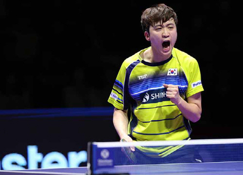 판전둥 누르고, 마룽과 잘 싸운 정영식 "이젠 도쿄 올림픽 금메달"