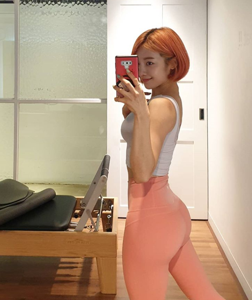 심으뜸, 밀착 운동복에 드러난 '완벽 S라인'