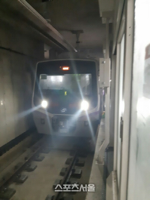 경기도, 지하철 5호선 연장 하남선 1단계 철도종합시험운행 열차 투입