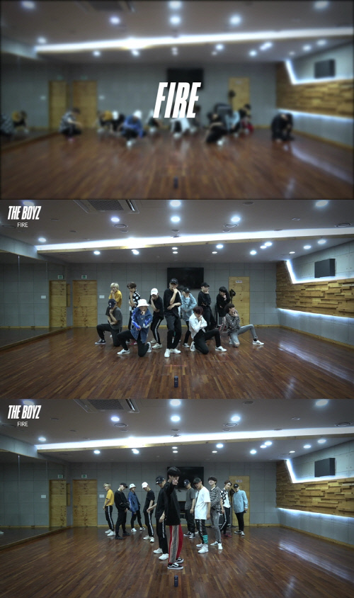 더보이즈_ KCON 불타오르네 안무영상 캡쳐 01