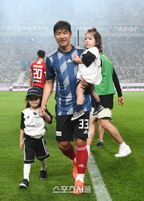 [포토]박주호, 자녀와 함께!