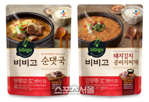 CJ제일제당, 외식 의존도 높은 순댓국·콩비지찌개 비비고 출시