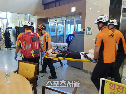 무안군, 승강기 사고대응 합동훈련 실시