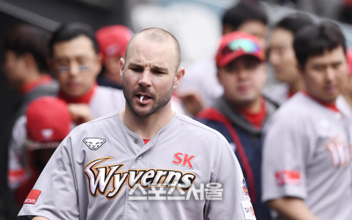 [포토] SK 로맥, 점수를 내야...!