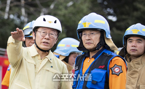 이재명 "소방장 사망 안타까워 유가족 지원 소홀함 없어야"