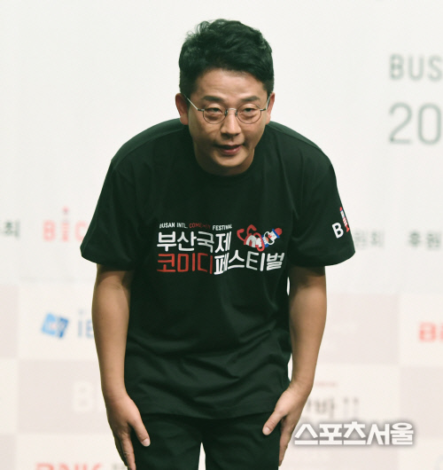 [포토] 김준호, 내기 골프 논란 뒤...첫 인사...