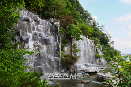 1용인시 벽천분수 모습