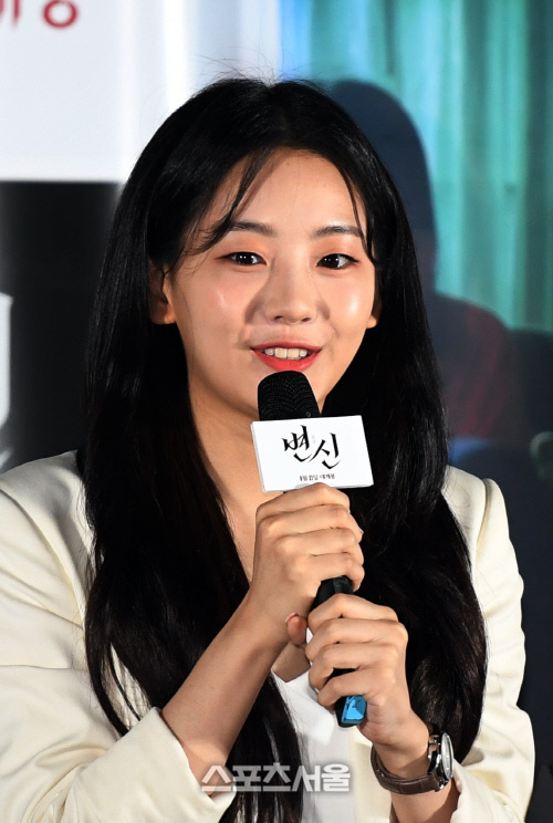 [포토]영화 '변신' 출연 소감 밝히는 조이현