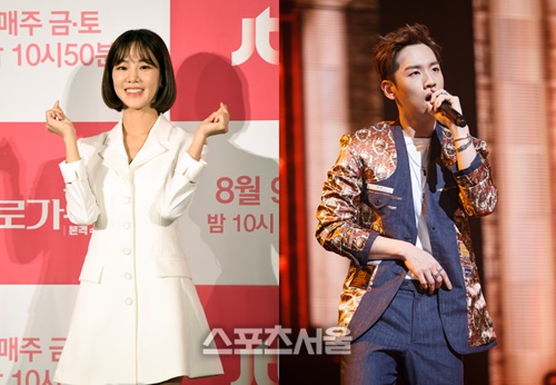 "곰신커플 탄생" 래퍼 한해♥배우 한지은, 8개월 째 열애 중