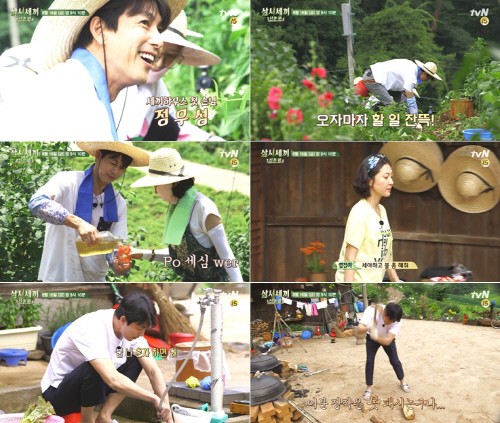 '삼시세끼 산촌편' 첫 손님 정우성, 감자 캐기→장작 패기 '활약 예고'