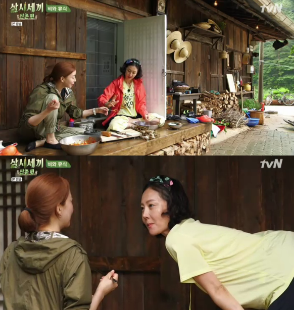 '삼시세끼' 윤세아, 깍두기 장인 등극…정우성 "맛있다"