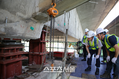 경기도시공사, 국내 최초 교량 1.2미터 인상(引上)공사 성공