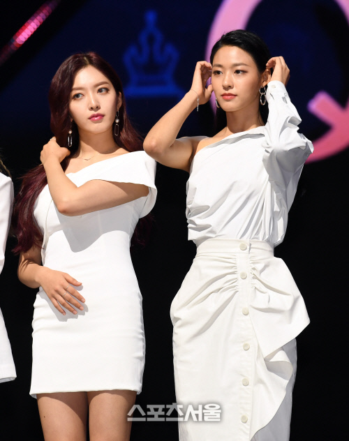 [포토]AOA 찬미-설현, 함께 미모 뽐내며...