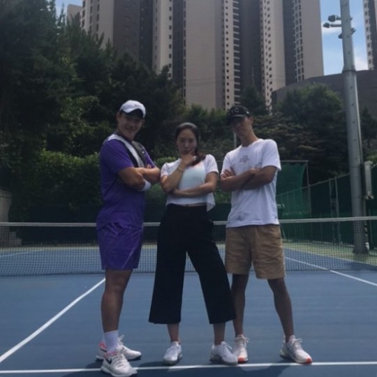 '선남선녀' 이상화♥강남, 다정한 커플 샷 공개 (ft.모태범)