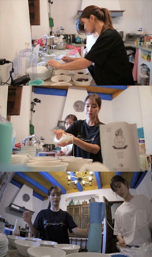 '세빌리아의 이발사' 이민정, 직접 만든 팥빙수 선사…에릭·앤디 '감탄'