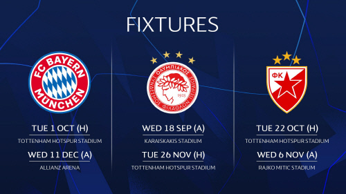 텔레그래프의 예측 "토트넘, UCL B조 2위 할 것"