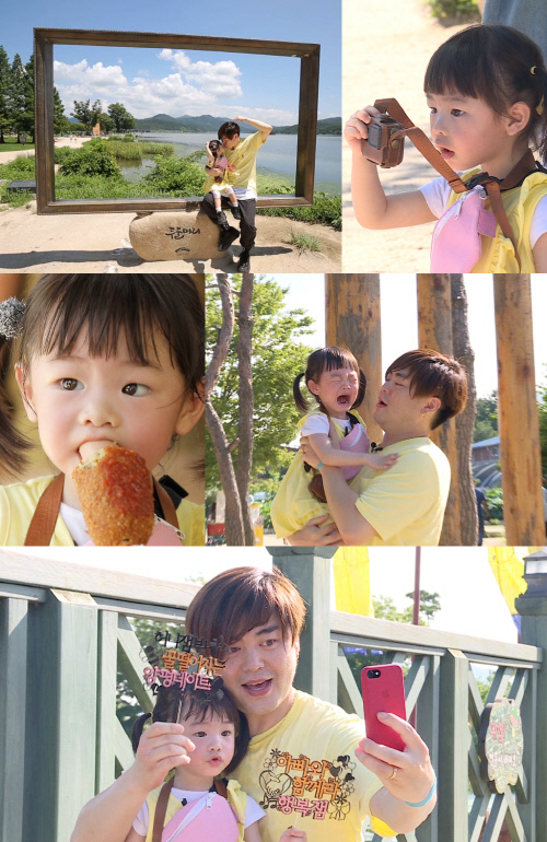 '슈돌' 문희준X잼잼, 먹방부터 인증샷까지…핫플레이스 완전 정복