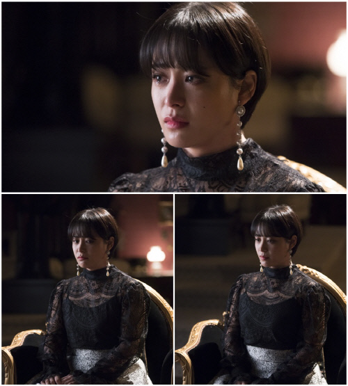 '시크릿 부티크' 박희본, 청순 보스로 귀환…블랙 시스루 자태 공개