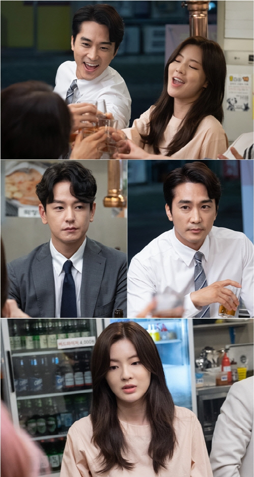 '위대한 쇼' 송승헌X이선빈X임주환, 불 붙은 삼각관계…질투폭발 술자리 대면