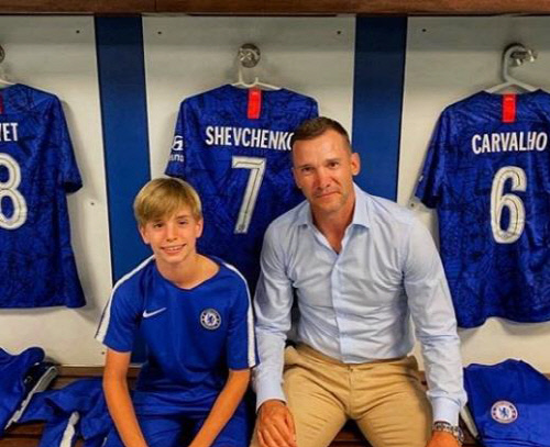 첼시 뛰었던 셰브첸코, 둘째 아들도 첼시 아카데미서 성장 중