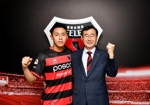 전역 후 포항 복귀 심동운 "상위 스플릿 진출에 힘 보태겠다"