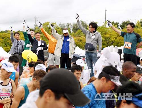 [포토] 2019 육우로(路) 한마음 마라톤 대회, 총성과 함께 출발~!