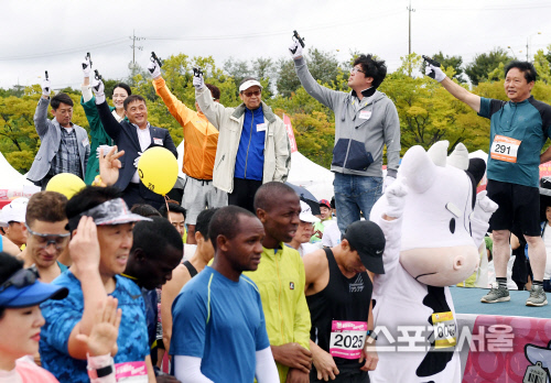 [포토] 육우로(路) 한마음 마라톤 대회, 출발을 알리는 총성!
