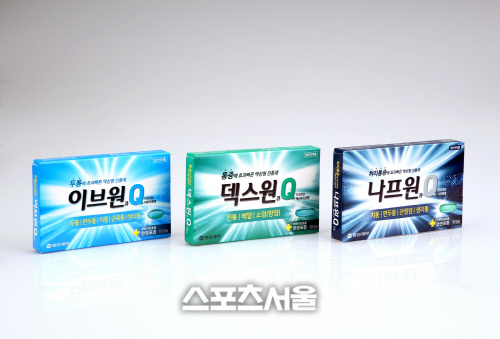 동아제약 액상 진통제 \'원큐\' 시리즈 3종