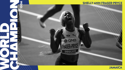 '엄마 스프린터' 프레이저-프라이스, 세계선수권 여자 100m 우승