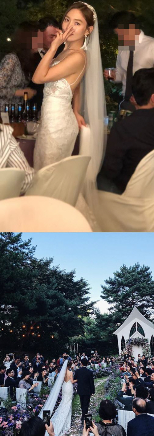 '9월의 신부' 최희서, 결혼식 사진 공개 "사랑하는 사람들과 재밌게 놀았다"