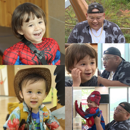 '슈돌' 윌리엄x벤틀리, 진짜 스파이더맨 친구 네드 만났다 '소원성취'