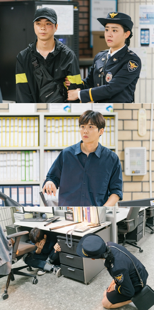 '유령을 잡아라' 문근영, 김선호에 무릎 꿇다...첫 만남부터 좌충우돌
