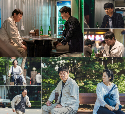 '청일전자 미쓰리' 김응수, 김상경과 은밀 술자리 후 백진원과 한낮 추격전? '짠내'가득 스틸컷