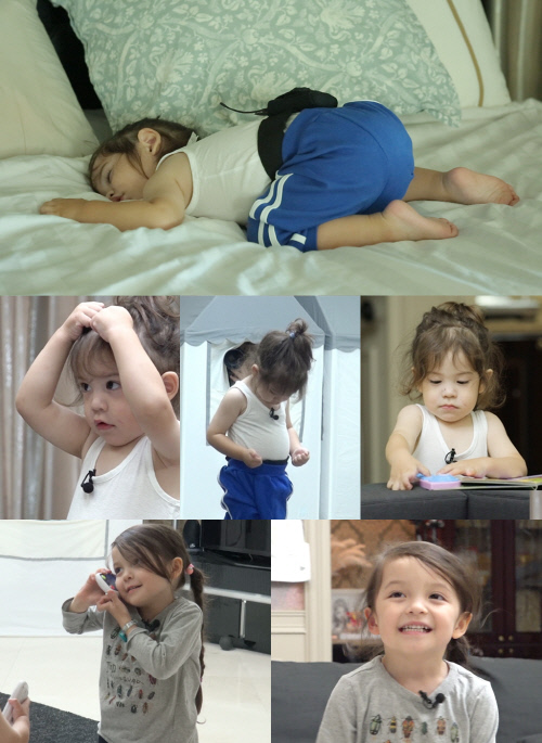 191013 ‘슈돌’ 건후, 민소매+트레이닝복…세젤귀 삼촌 포스 ‘귀여워\'