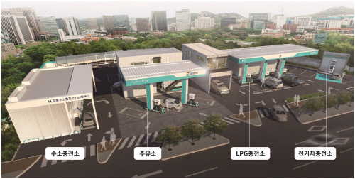 서울 강동구 소재 GS칼텍스 Total Energy Station 조감도-1