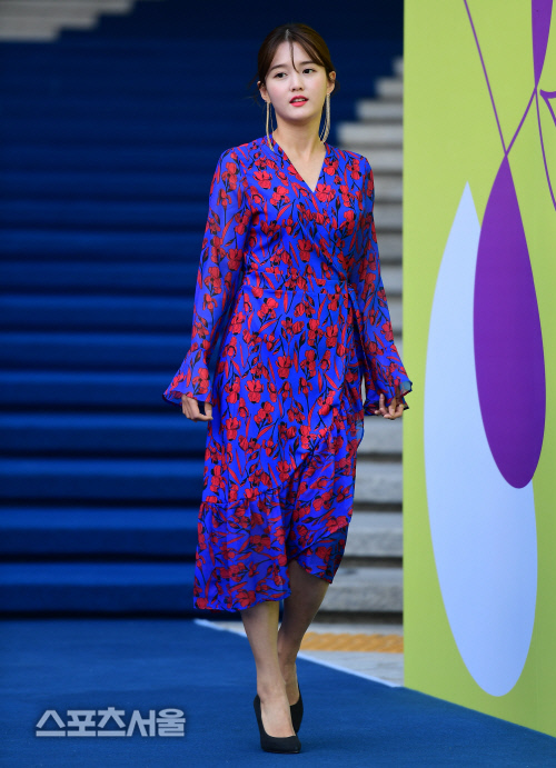 꽃보다 아름다운 남보라, 2020 S/S 서울패션위크에서 미모를 담당했어요[포토]