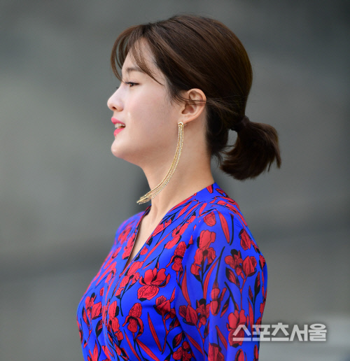 꽁지머리 남보라, 2020 S/S 서울패션위크에서 귀여움을 담당했어요[포토]