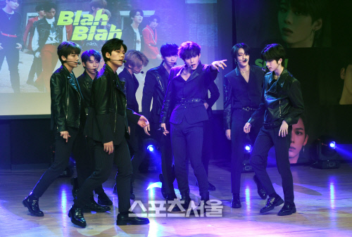 [포토]두 번째 미니앨범 \'블라 블라\' 발표한 원더나인