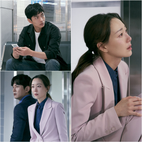 '모두의 거짓말' 이유영, 범인 메시지에 주저앉은 모습 포착 "축하해"