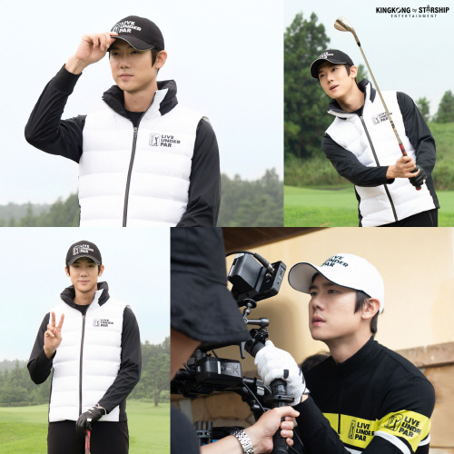 유연석, 화보 비하인드 컷 공개…골프웨어도 완벽 소화