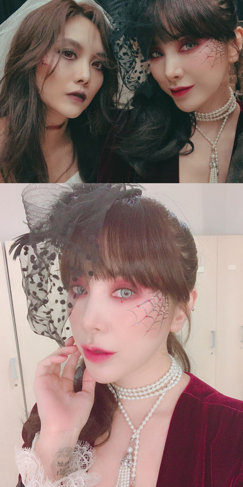 [★포토]서인영, SNS 통해 할로윈 메이크업 공개