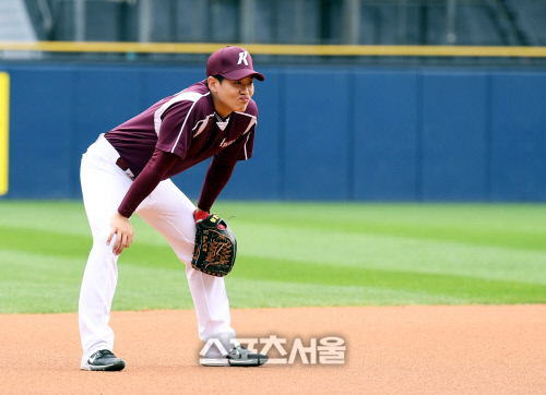 [포토] 송성문 '상대팀 조롱 발언으로 논란'