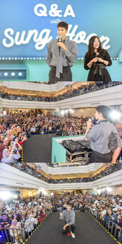 성훈, 말레이시아 팬들과 소중한 하루 '글로벌 여심 저격수 등극'