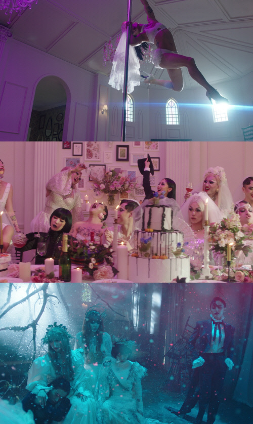 '턱시도 VS 웨딩드레스' 브아걸, '리바이브' 신곡 MV 프리뷰 공개