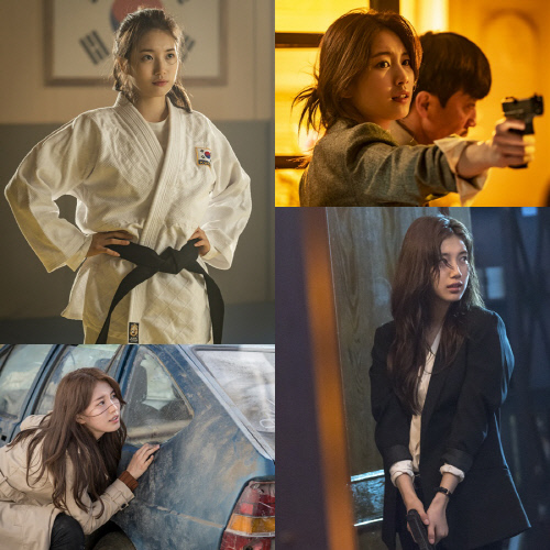 '배가본드' 수지, 거침없는 액션 열정 담은 현장 비하인드 공개