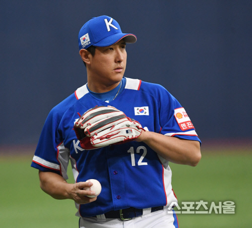 [포토] 황재균, 캐치볼로 시작하는 훈련!