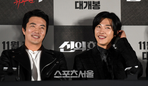 [포토] 권상우-우도환, 훈훈한 미소