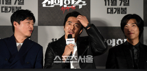 [포토] 권상우 '질문이 뭐 였더라...'